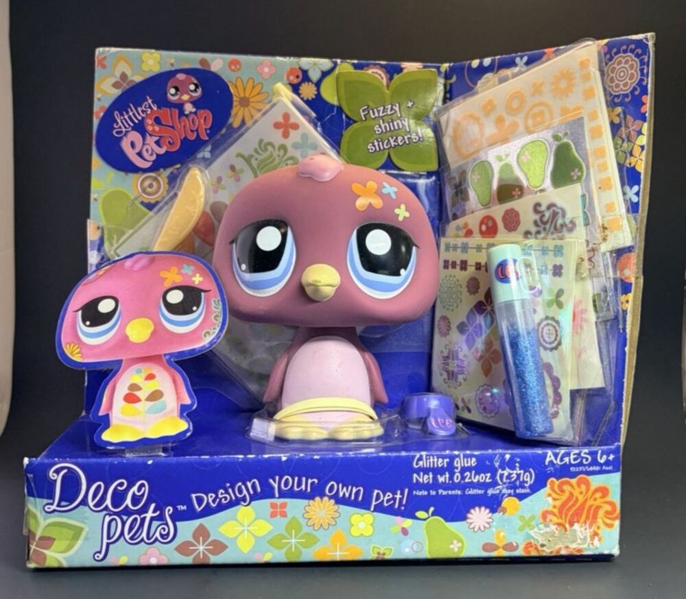 Littlest Pet Shop Deco Pets Penguin Figure LPS Brand New in Box